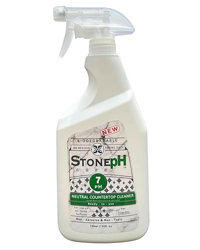 STONE PH Countertop Cleaner Spray - Daily Granite Cleaner Spray - Stone Cleaner- Ph Neutral Formula For Kitchen & Home Cleaning Surfaces Marble