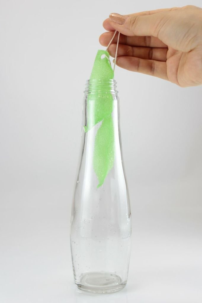 Set of 4 Bean-Shaped Bottle Cleaning Sponge