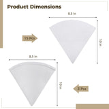 18 PCS Maple Syrup Filters Set, 3 Pcs Heavy Duty Boiling Filters & 15 Pcs Thin Non-Woven Fabric Pre Filter, Deep Cone-Shaped Strainers for Syrup, Oil