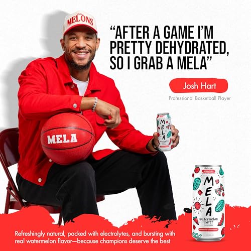 Mela Watermelon Water - Watermelon Juice, 100 Percent Natural Fruit Juice with Vitamin C, Electrolytes, Antioxidants - Coconut Water Alternative