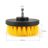 Chambridge 3 Pack Drill Brush Power Scrubber Cleaning Brush Set All Purpose Drill Scrub Brushes Kit for Grout, Floor, Tub, Shower, Tile, Bathroom