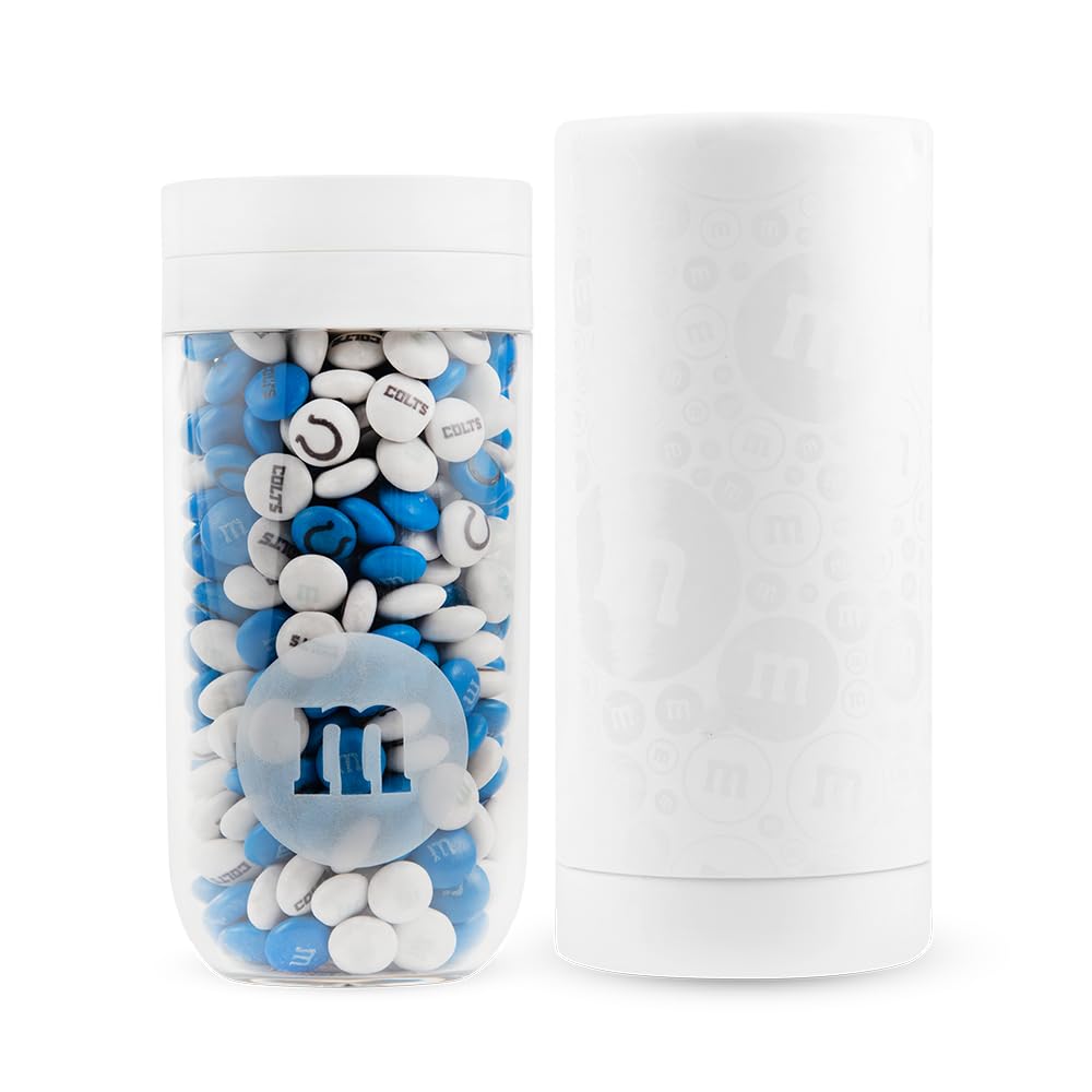 M&M'S NFL Indianapolis Colts Milk Chocolate Gift Jar, 12.7 oz
