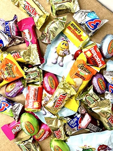 Pre Filled Chocolate Candy Plastic Easter Eggs with Free Unique Shopper Egg Token (100)