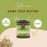 Dastony Organic Raw Hemp Seed Butter, 8 oz | Only One Ingredient | Vegan, Paleo and Keto Friendly, Non GMO, Gluten-free - Pack of 1