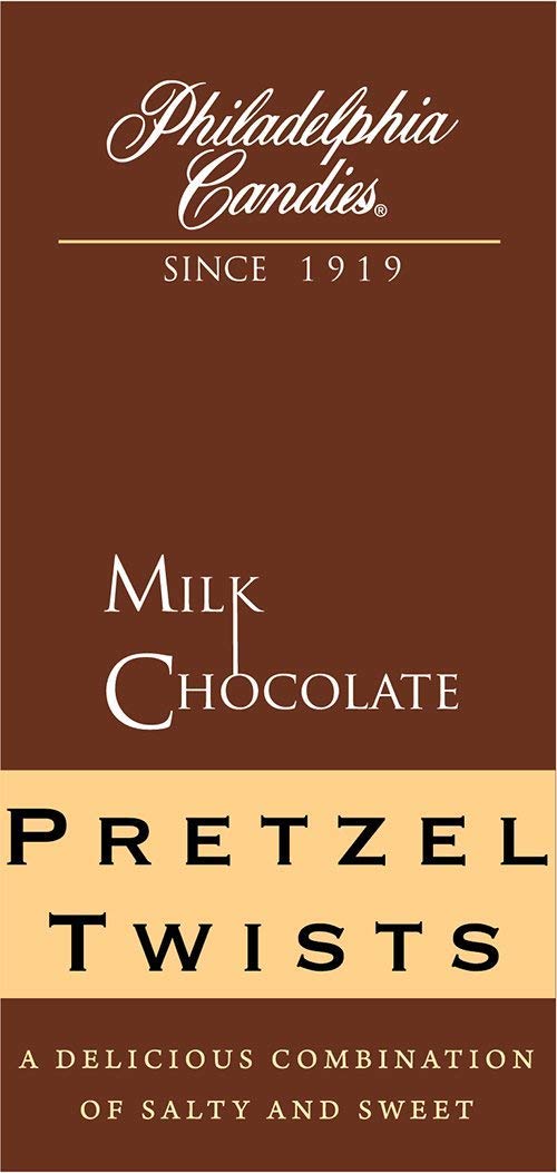 Philadelphia Candies Milk Chocolate Covered Pretzels, 8 Ounce Gift Bag