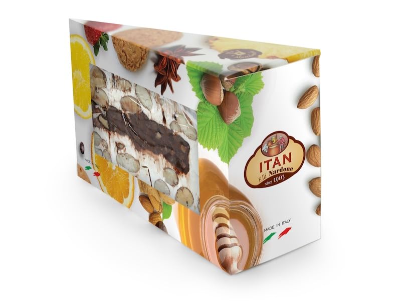 Itan Nardon, Soft Nougat and Gianduja Torrone cake 100g Slice (3 pcs)