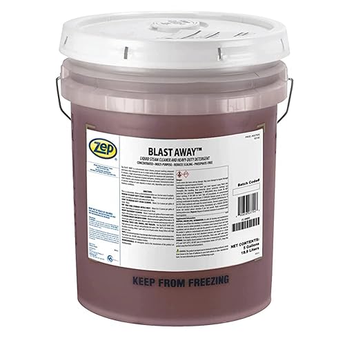Zep Blast Away Liquid Steam Cleaner and Heavy-Duty Detergent - 5 Gallon (Each) 37935