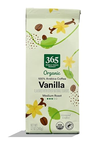 365 by Whole Foods Market Organic Vanilla Ground Coffee, 12 OZ