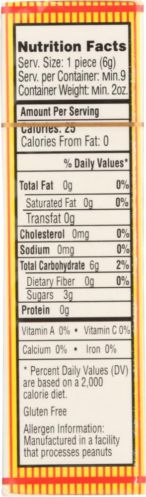 Reed's Ginger Candy Chews Candy Rolls - 2 oz