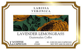 Lavender Lemongrass Guatemalan Coffee (Single Serve K-Cup Pods) (Gourmet, Naturally Flavored, Whole Coffee Beans) (12 pods, ZIN: 575530)