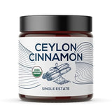 One Farm by WAAYB Organic Ceylon Cinnamon, Single Estate, Freshly Ground Premium Sri Lanka Cinnamon, Non-GMO, Fair-Trade & Gluten Free in Resealable