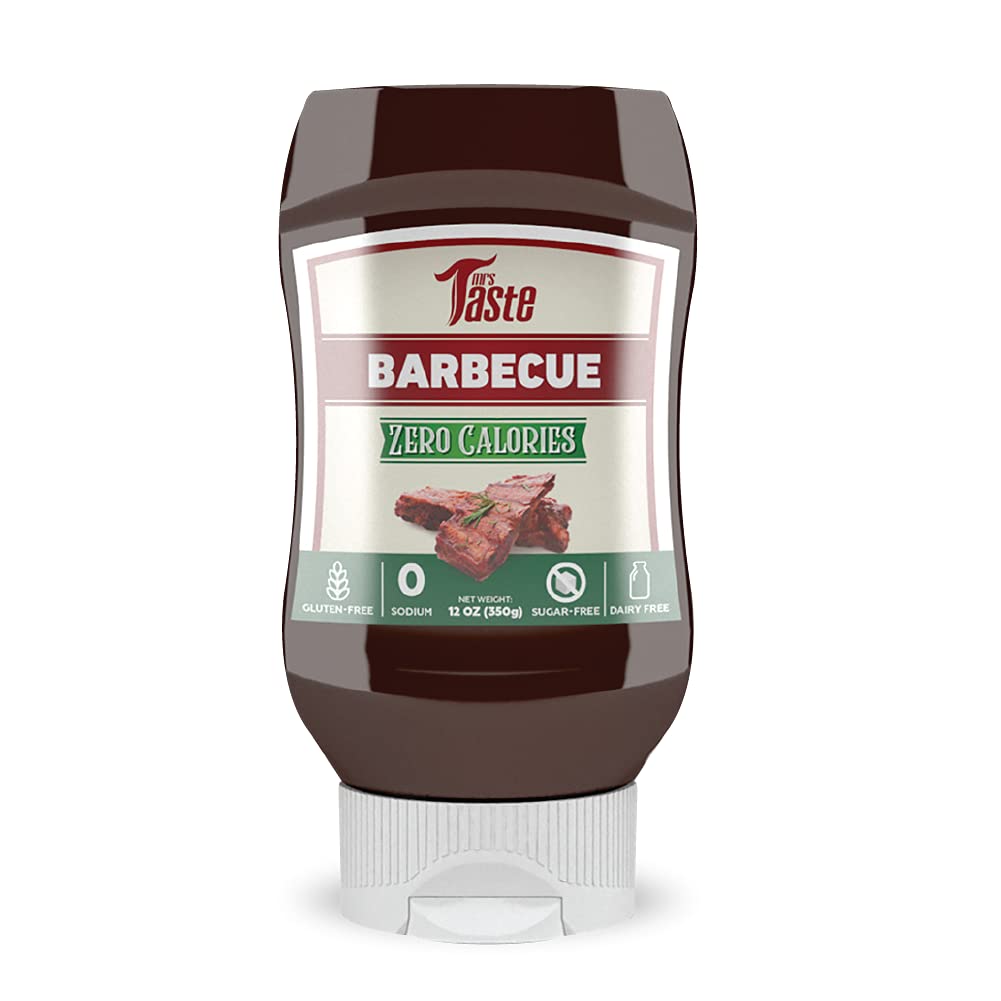 Mrs Taste Sugar Free BBQ, Zero Calories, Zero Sodium, Zero Sugar, High Fiber, Keto Friendly, Paleo Friendly, Condiments and Sauces (12 oz, BBQ)
