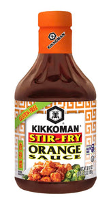 Kikkoman Gluten-Free Orange Sauce 38.5 oz | Gluten-Free Sweet & Tangy Stir-Fry Sauce with Real Orange Juice | Ideal for Chicken, Veggies