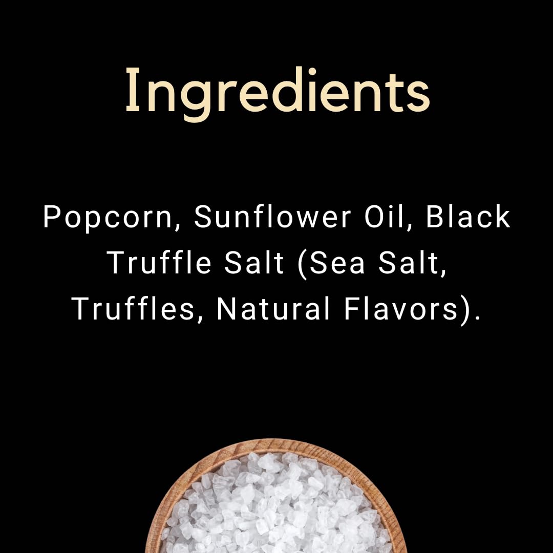 Pacific Popcorn - Baker Black Truffle 3.8oz (Pack of 6)