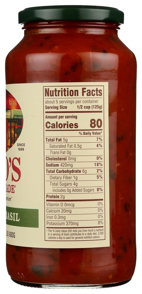 Rao's Homemade Tomato Basil Marinara Sauce 24 oz