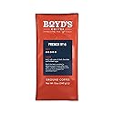 Boyd's Coffee French No. 6 Coffee -Ground Dark Roast- Blended from 100% Arabica - Rich & Full-Flavored - 12 oz.