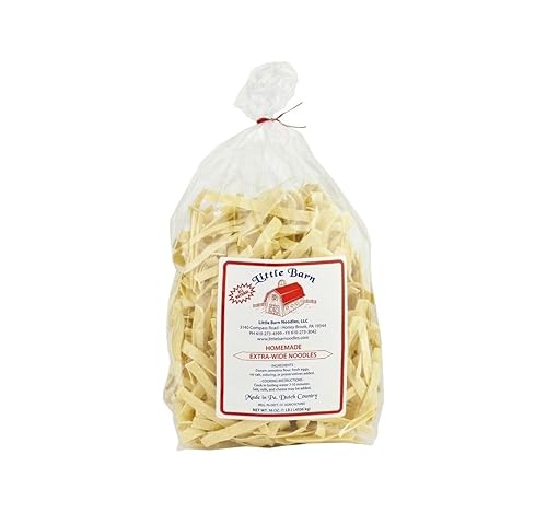 AmishTastes Little Barn PA Dutch Homemade Extra-Wide Noodles, 16 Oz. (Case of 12)