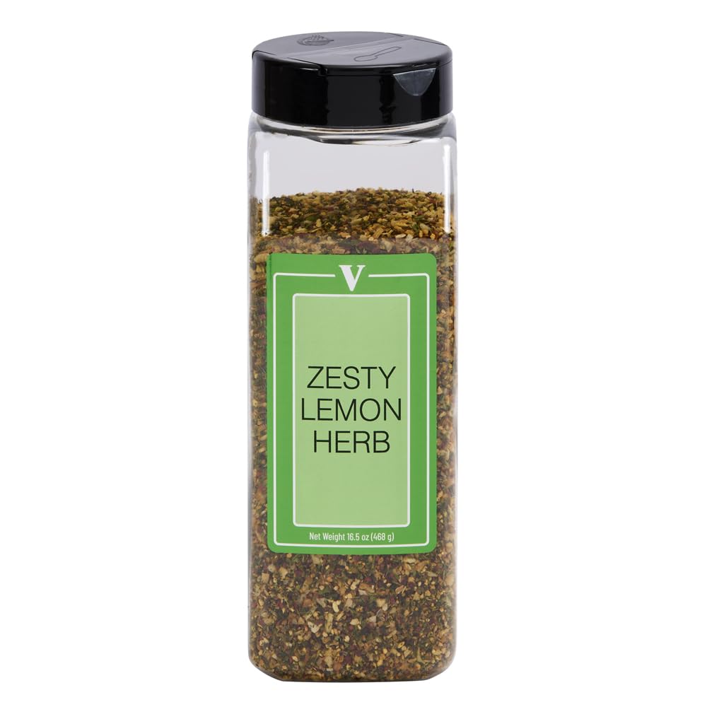Victoria Taylor's Zesty Lemon Herb Seasoning Blend, for Chicken, Fish, Vegetables and Marinades, 18.15 oz
