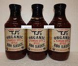 Trader Joe’s TJ’s Organic Kansas City Style BBQ Sauce 18oz 510g (Three Bottles)