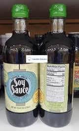 Trader Joe’s Soy Sauce Reduced Sodium 17.6fl oz 520ml (Two Bottles)