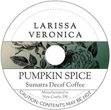 Pumpkin Spice Sumatra Decaf Coffee (Single Serve K-Cup Pods) (Gourmet, Naturally Flavored, Whole Coffee Beans) (12 pods, ZIN: 577006) - 2 Pack