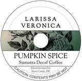 Pumpkin Spice Sumatra Decaf Coffee (Single Serve K-Cup Pods) (Gourmet, Naturally Flavored, Whole Coffee Beans) (12 pods, ZIN: 577006) - 2 Pack