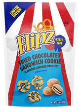 Limited Edition Chocolate Covered Pretzels 4-Pack - Fried Chocolatey Sandwich Cookie Flavor, State Fair Inspired, 6.5 oz Each