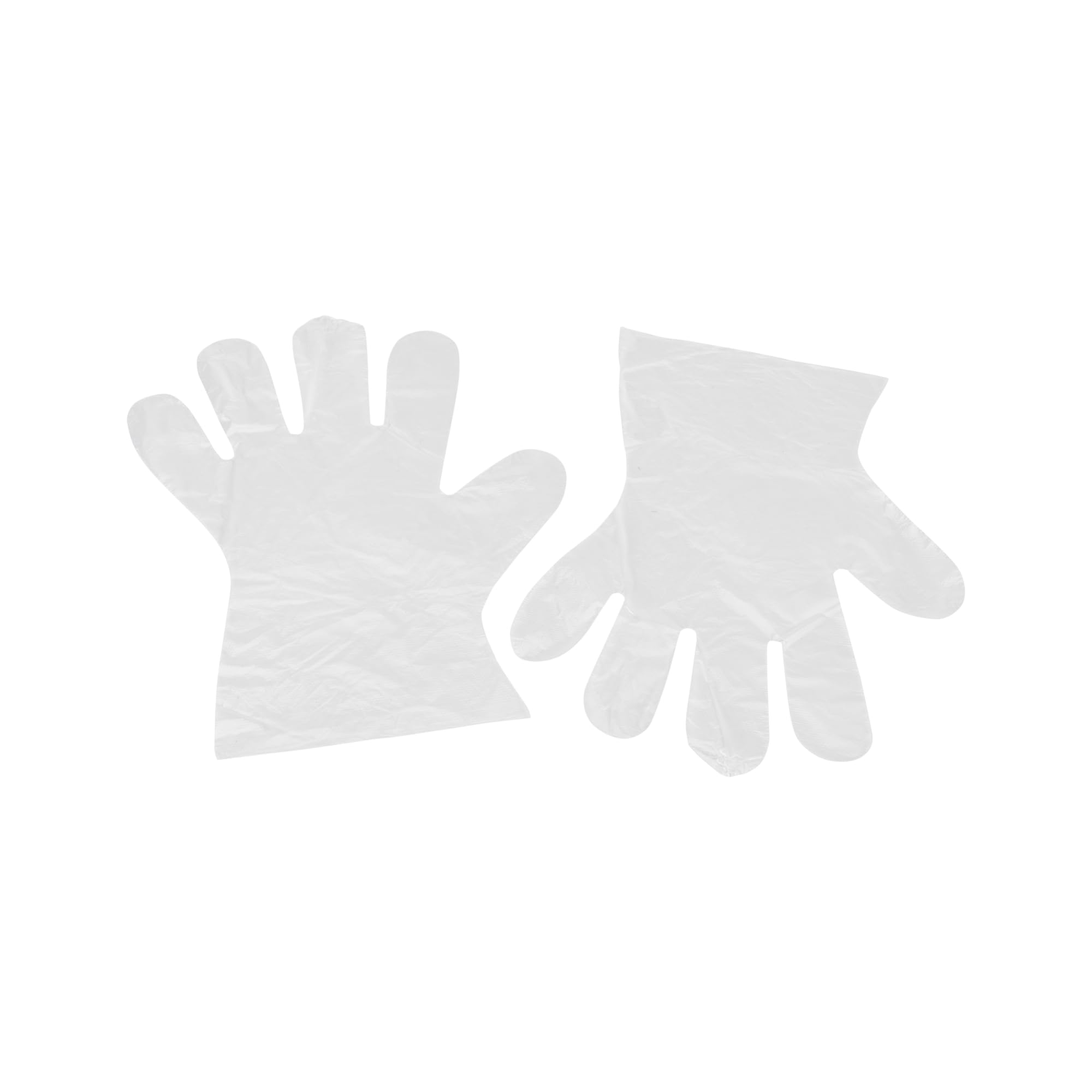 Clean Ones Disposable Food-Safe Poly Gloves, One Size, 2000 Count