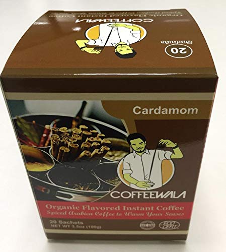 Organic Arabica Instant Coffee in Cardamom