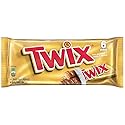 Twix Caramel Singles Size Chocolate Cookie Candy Bar, 6 Count