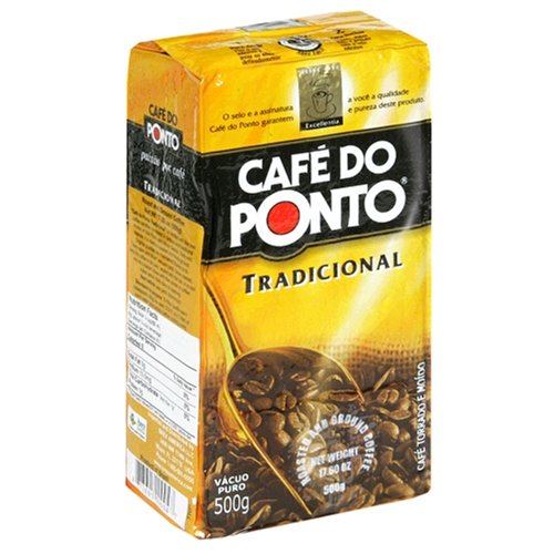 Cafe Do Ponto Coffee, Tradicional, 17.6-Ounce Packages (Pack of 4)