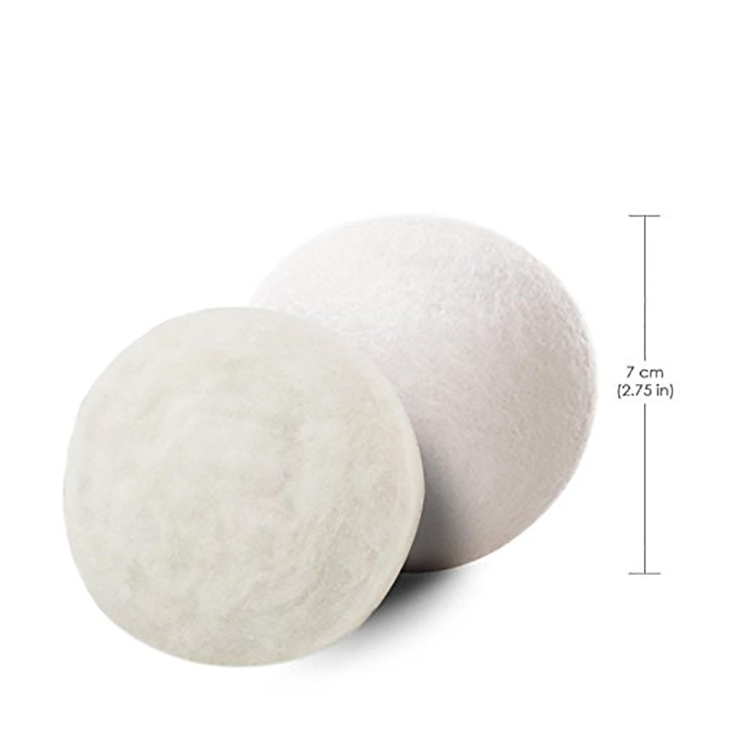 BeFur Reusable Wool Drayer Balls 6 Pack XL Laundry Washing Fabric Softener - 8cm ball