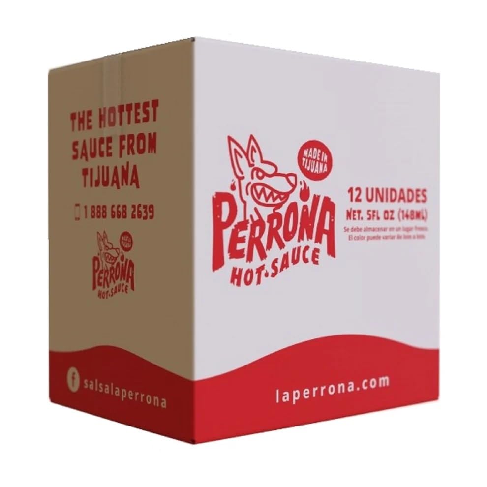La Perrona Hot Sauce Variety | Chiltepin, Roasted, Green and Negra | 5 Ounce Bottles | Handmade | Salsa Picante 4 Flavor Variety | Pack of 3