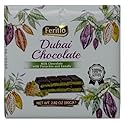 Feritio Dubai Chocolate Bar (2.8 OZ / 80 Grams - Chocolate/Kunafa/Pistachio)