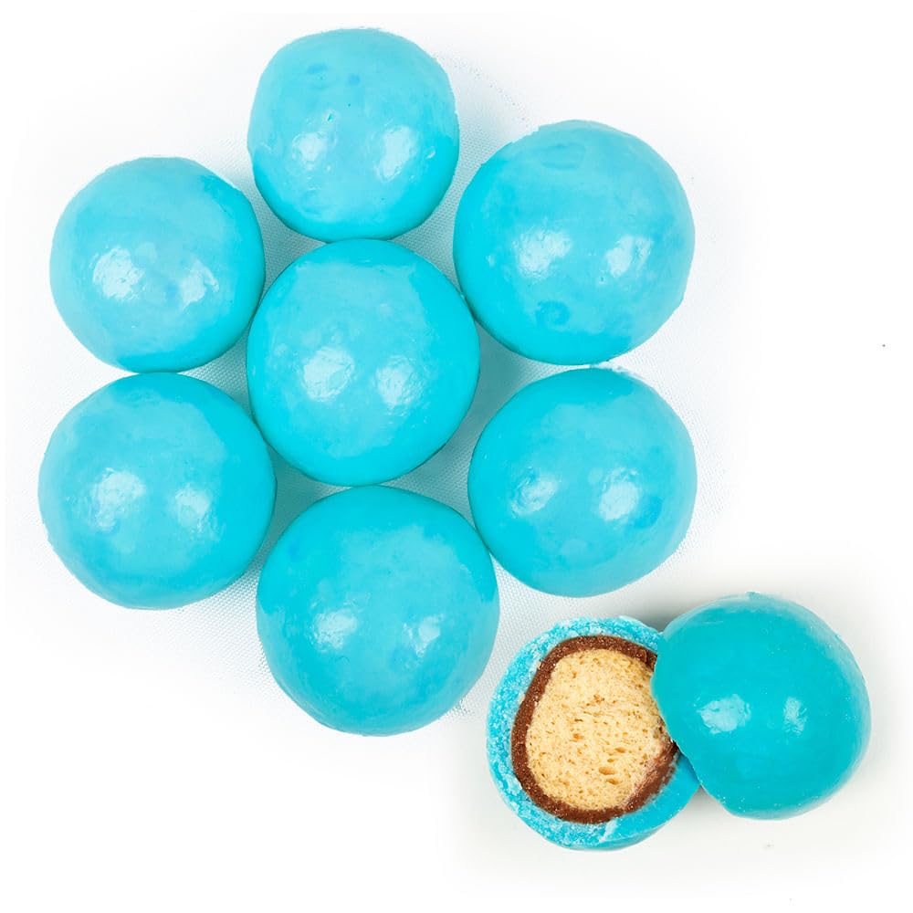 Premium Light Blue Milk Chocolate Malted Milk Balls