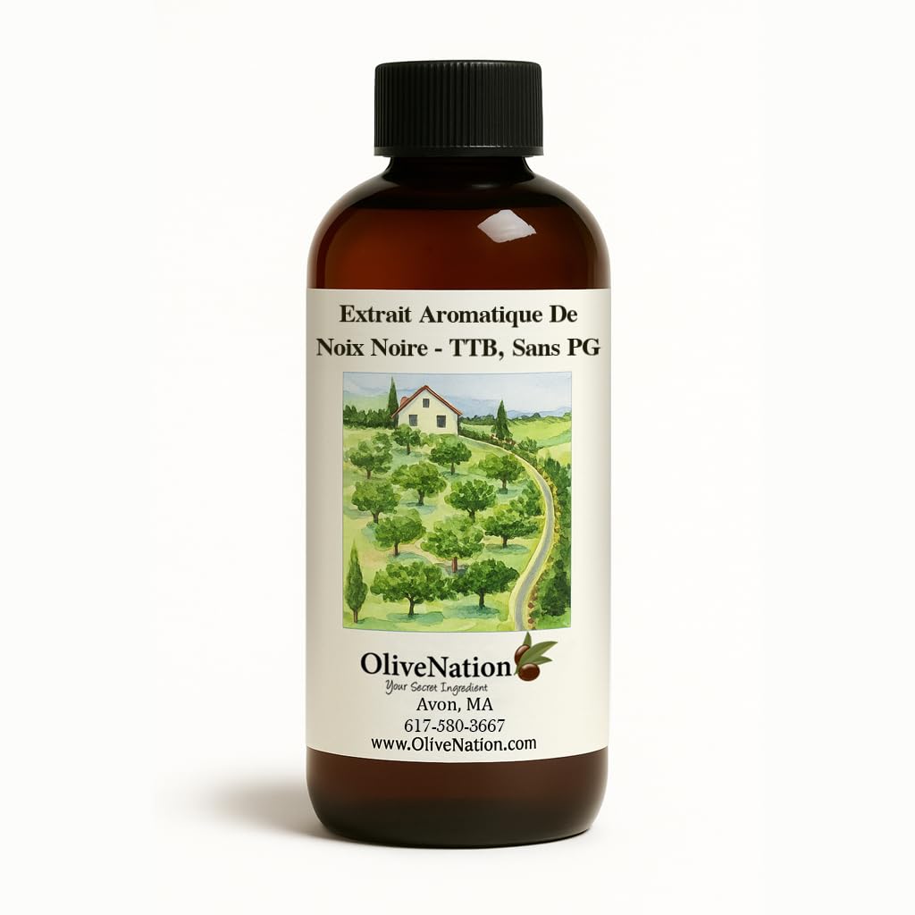 OliveNation Black Walnut Extract - Premium Baking Flavoring with Natural Nutty Taste & Aroma - Gluten-Free, Non-GMO, Kosher, Vegan - Ideal for Cakes