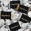 124 Pcs Retirement Party Candy Favors Miniatures Chocolate & Kisses (1.52 lbs) - Stripes
