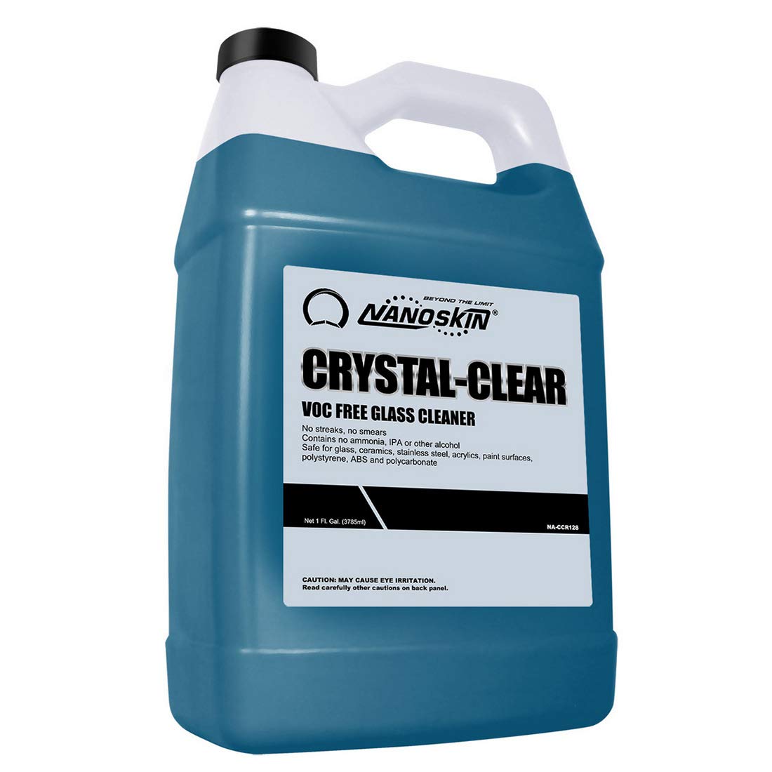 Nanoskin CRYSTAL-CLEAR VOC-Free Glass Cleaner 1 Gallon - Ultra-Concentrated, Eco-Friendly, Streak-Free Finish | Versatile Use for 40:1 Dilution |
