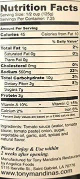 Tony Mandina's Restaurant Red Gravy, 32 Ounce