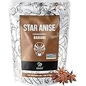 Soeos Star Anise, 4 Ounce, Star Anise Whole, Anise Seeds for Baking and Tea, NON-GMO Verified