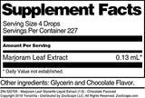 Marjoram Leaf Glycerite Liquid Extract (1:5) - Chocolate Flavored (1 oz, ZIN: 522705) - 3 Pack