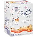 Crystal Light On the Go Single Serve Sugar-Free Peach Tea Mix, 2.7 oz. Packets (120 Count, 4 Packs of 30)
