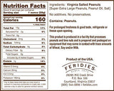 FERIDIES Super Extra Large Salted Virginia Peanuts - 9oz Can (Pack of 3)
