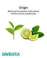 DAVIDsTEA Organic Cream of Earl Grey Loose Leaf Tea, Premium Black Tea with Bergamot and Vanilla, 4 oz / 113 g