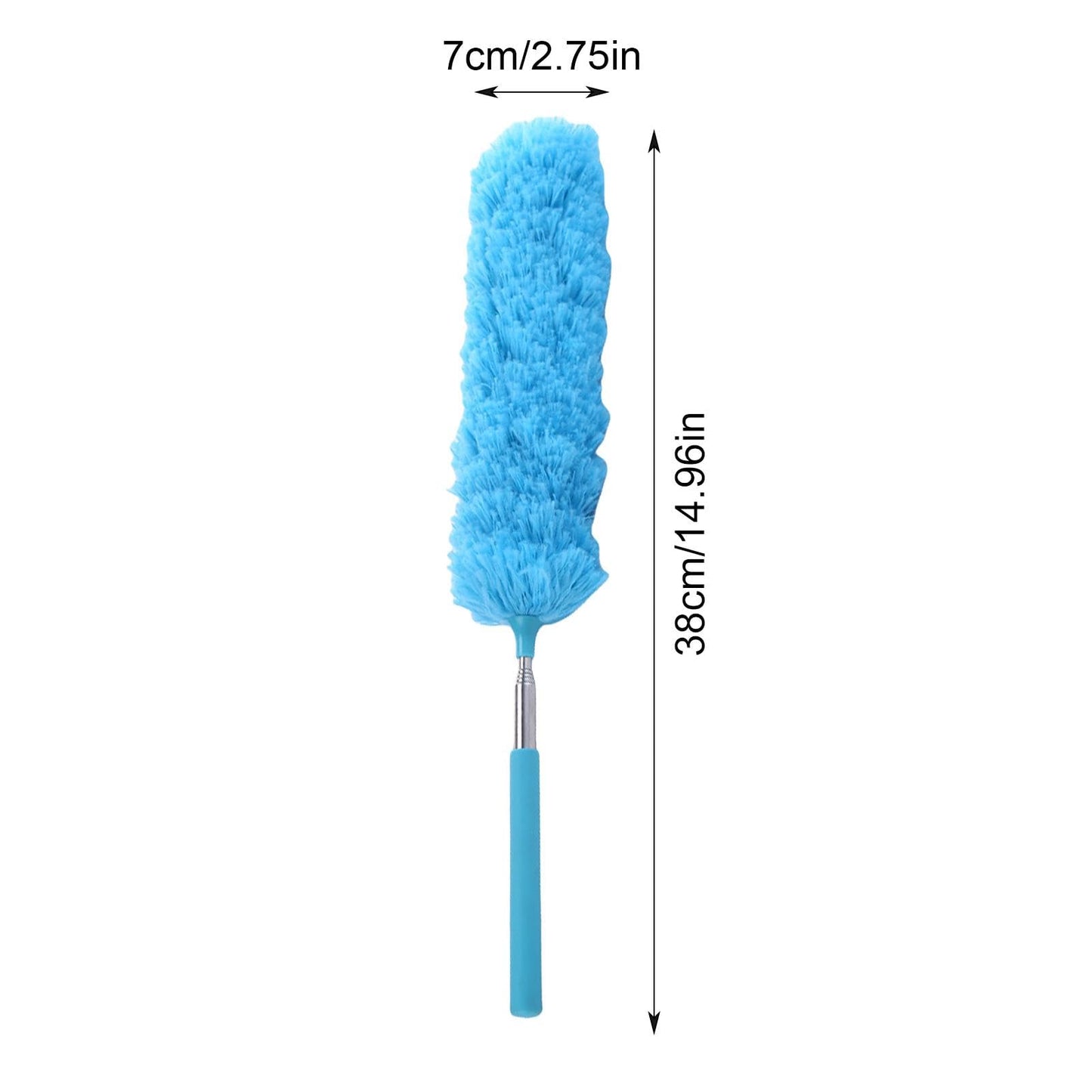 Telescopic Duster - Extendable Cobweb Duster | Microfiber Dusters for Cleaning | Microfiber Duster | Dusting Brush with Telescoping Poles Dust Brush