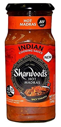 Sharwood's Hot Madras Indian Cooking Sauce 14.1 oz