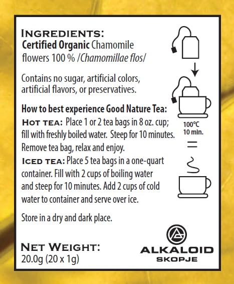 Good Nature Organic Chamomile Tea, 0.71 Ounce