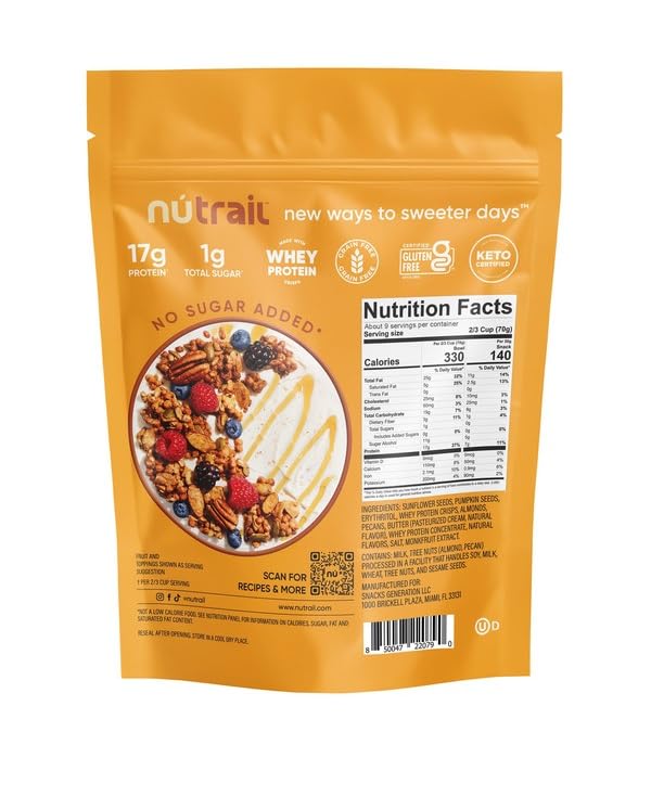 NuTrail Honey nut Granola (22 OZ)
