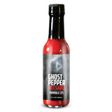 Pepper Joe’s Ghost Pepper Hot Sauce - Gourmet Bhut Jolokia Sauce with Fresh Ghost Chilis for Mouth Burning Heat and Flavor