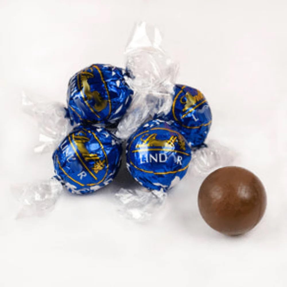 27ct Blue Dark Chocolate Bulk Individually Wrapped Candy Truffles